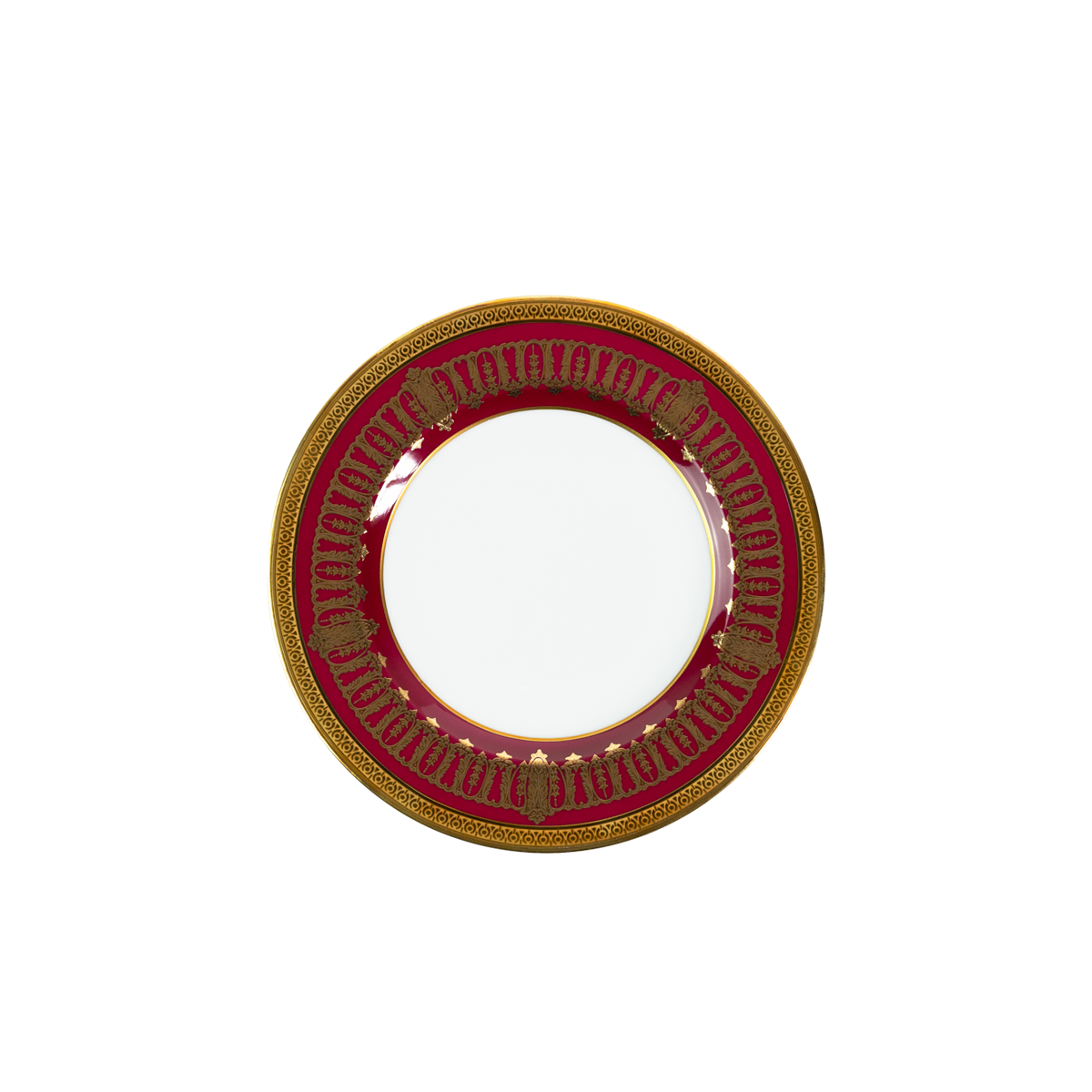 Set of 2 Bread and Butter Plates Saint Honoré cherry gold