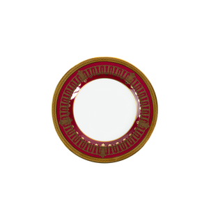 Set of 2 Bread and Butter Plates Saint Honoré cherry gold