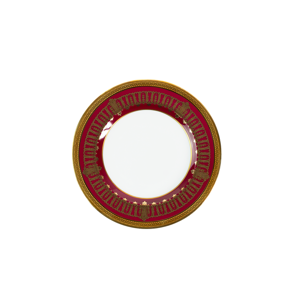 Set of 2 Bread and Butter Plates Saint Honoré cherry gold