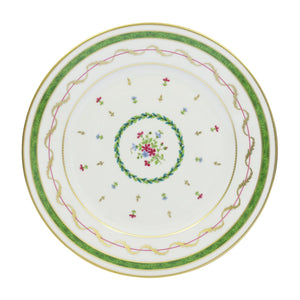 Set of 2 Dinner Plates Vieux Paris Vert