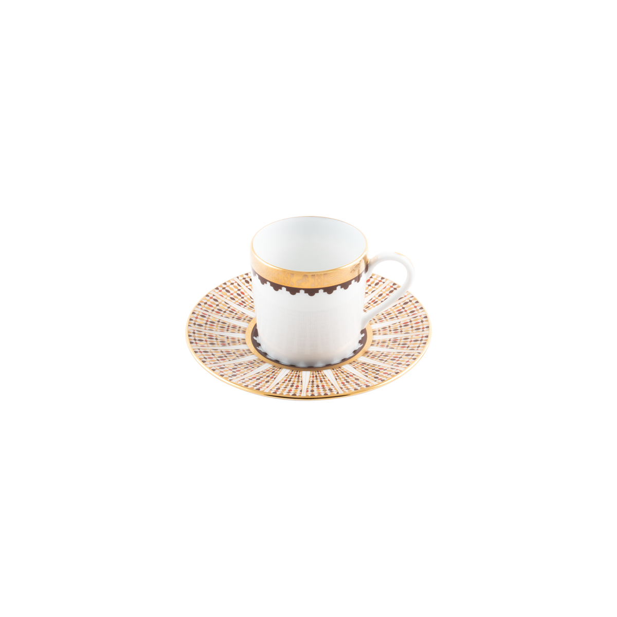 Set of 4 Coffee Cups and Saucers - Cavalier Royal