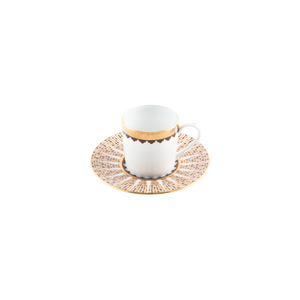 Set of 4 Coffee Cups and Saucers - Cavalier Royal