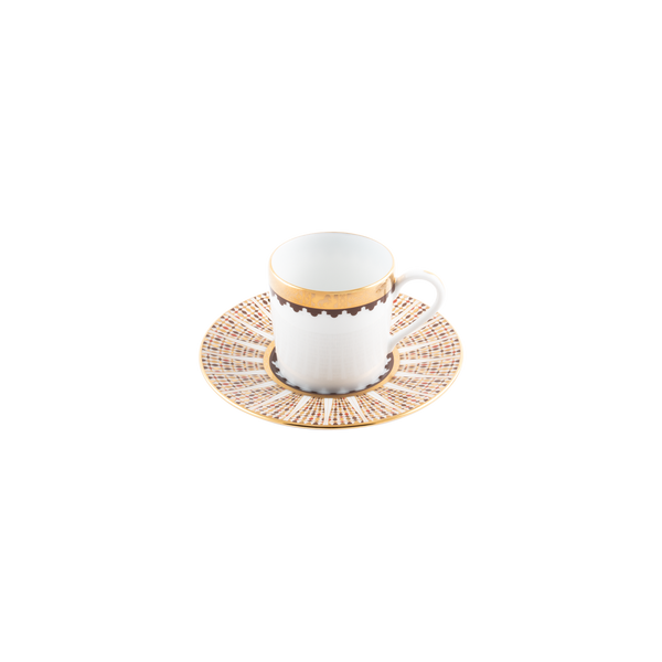 Set of 4 Coffee Cups and Saucers - Cavalier Royal