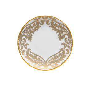 Set of 2 Dessert Plates Damassé white - Ritz Paris