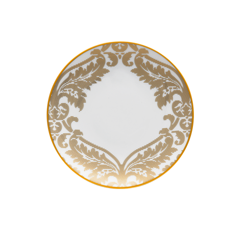 Set of 2 Dessert Plates Damassé white - Ritz Paris