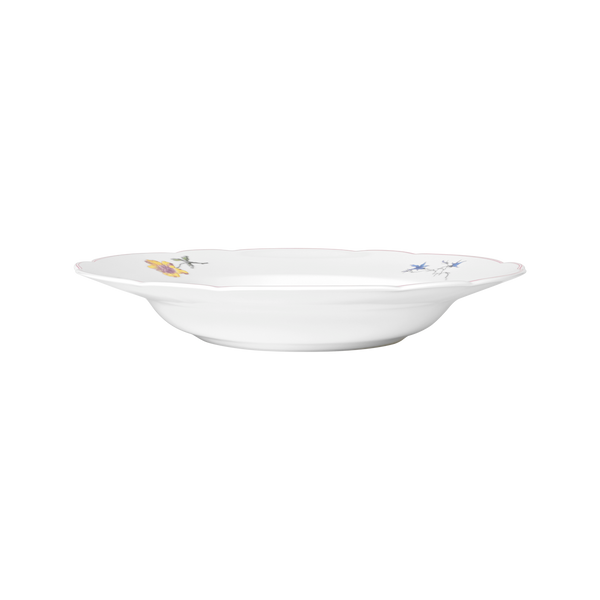 Fleurs d'Auteuil Rim Soup Plate