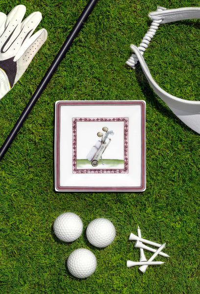 Set of 1 Small Tray Golf - Les Week-ends de Mademoiselle by Véronique Lataste