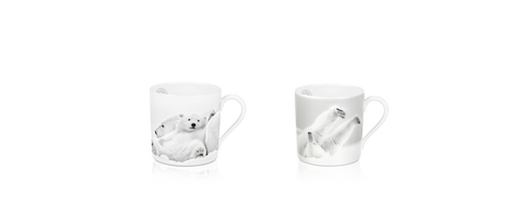 Set of 2 Mini Mugs Arctic Emotion by Kyriakos Kaziras