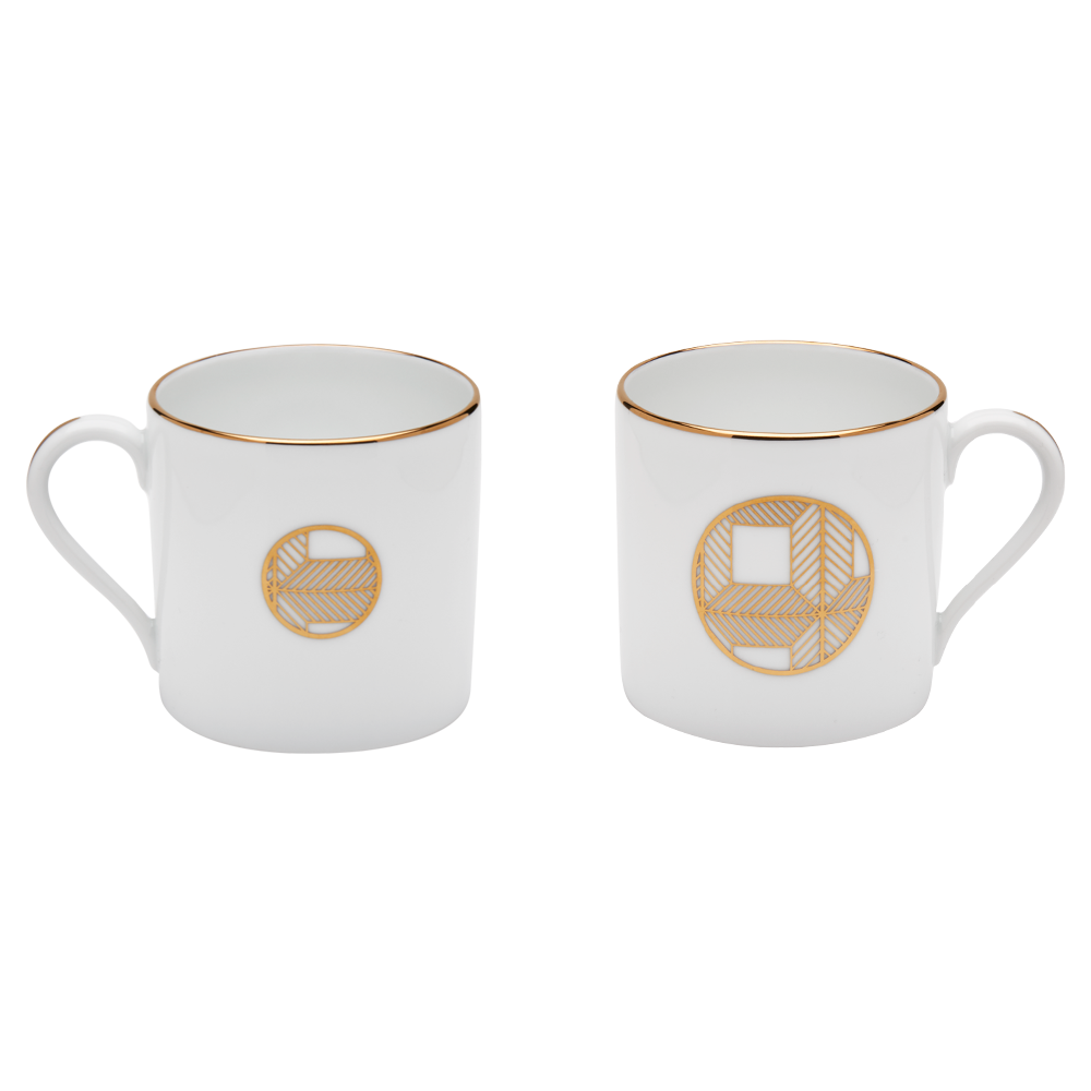 Set of 1 Mini Mug Gold Duomo B