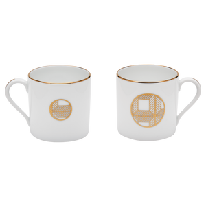 Set of 1 Mini Mug Gold Duomo B