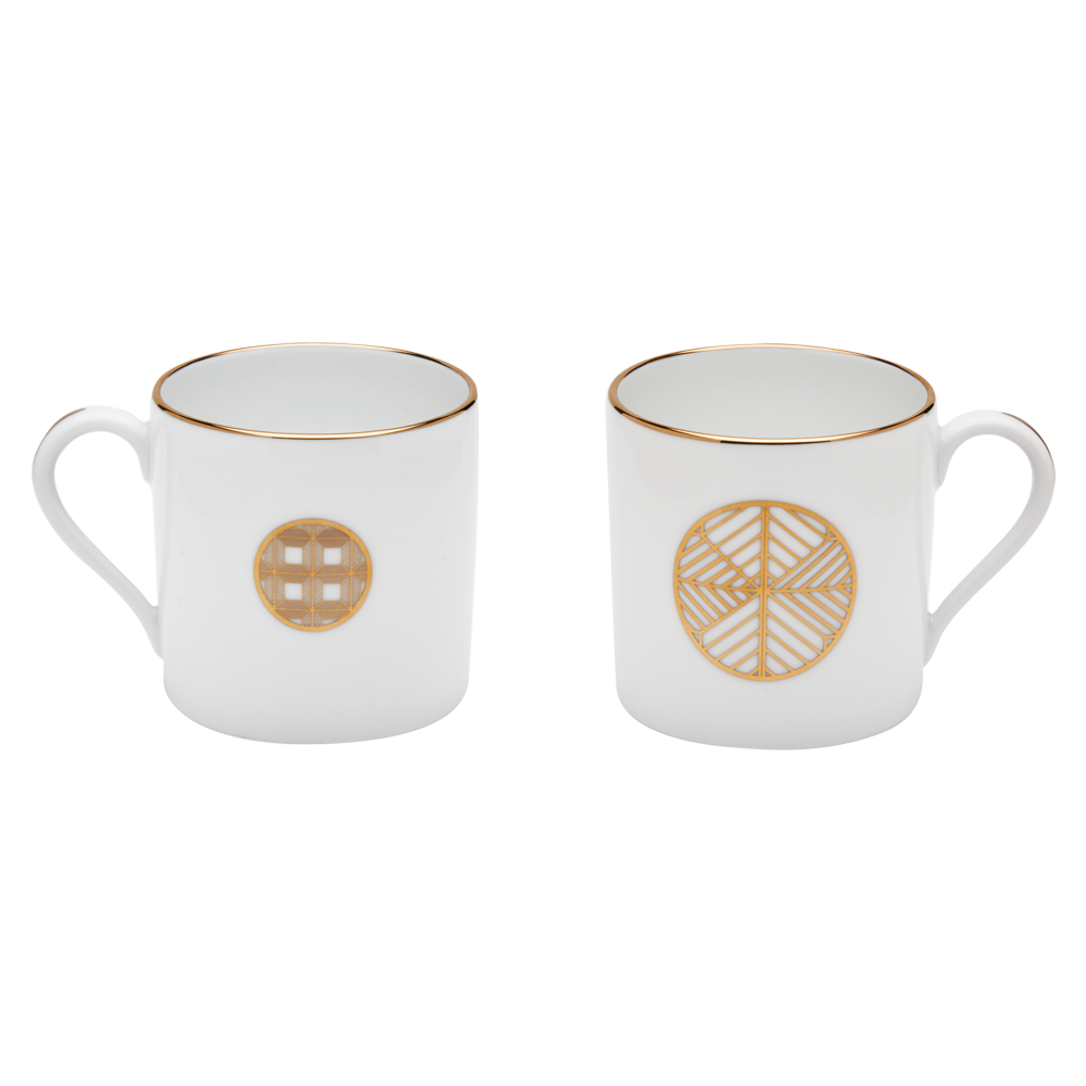 Set of 1 Mini Mug Gold Duomo A