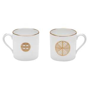 Set of 1 Mini Mug Gold Duomo A