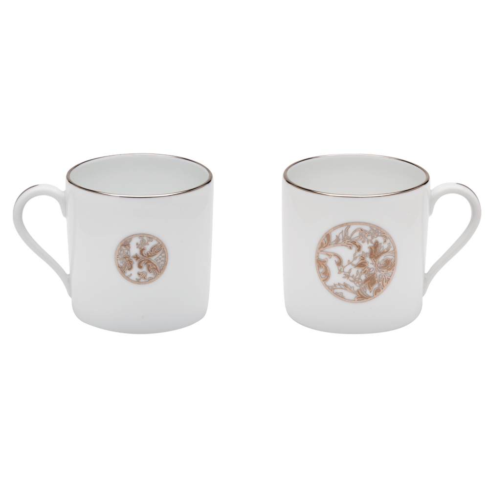 Set of 1 Mini Mug Platinum Matignon A