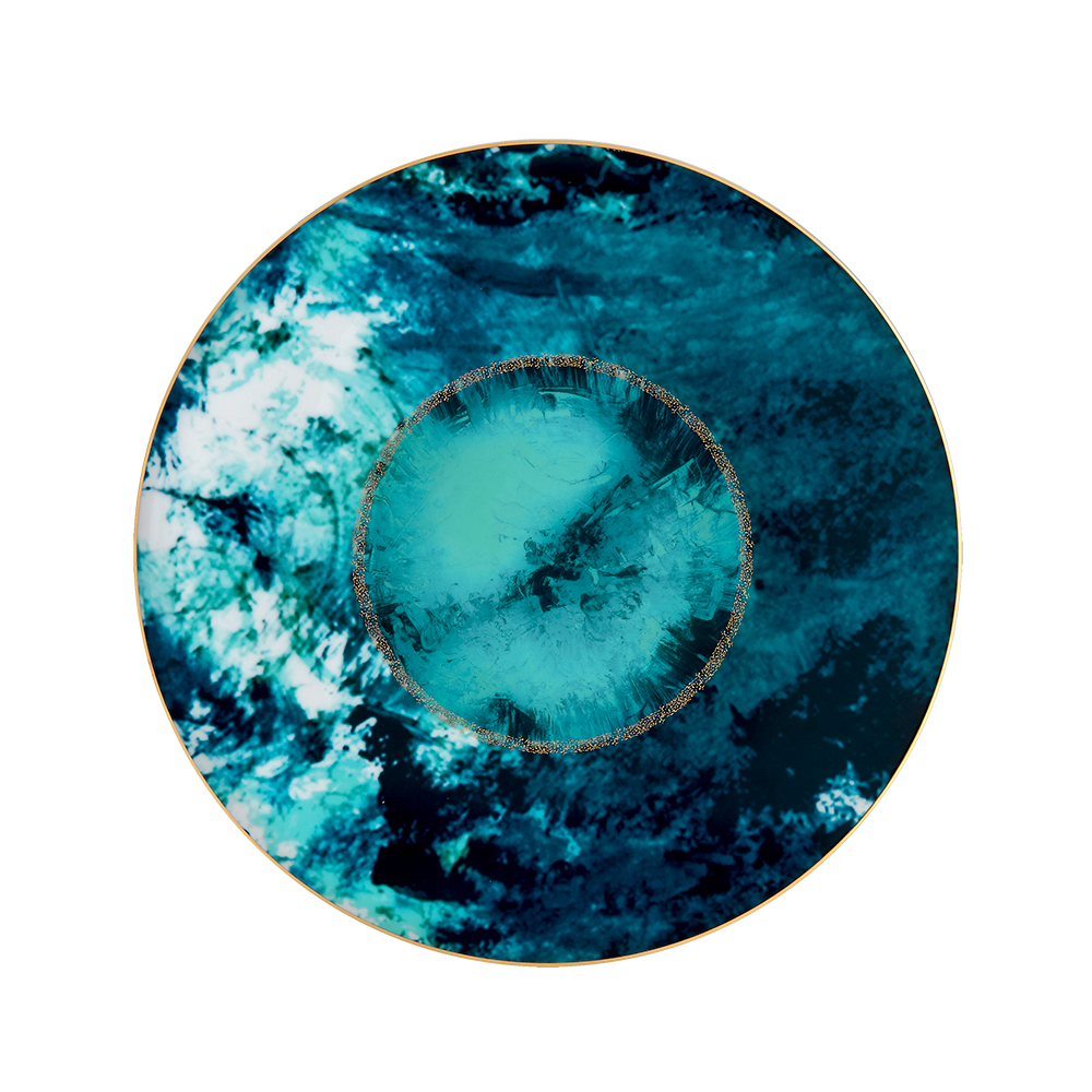 Set of 1 Underplate Océan Bleu
