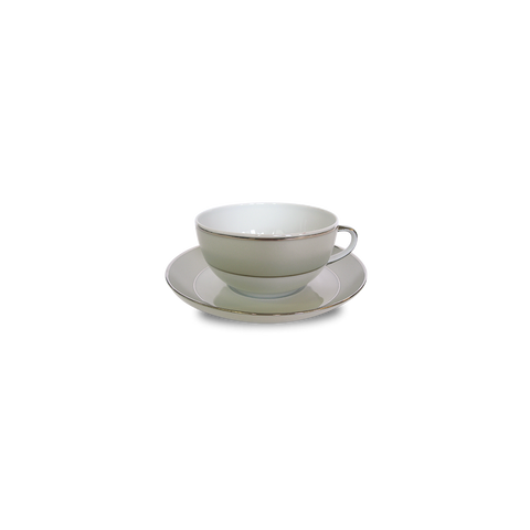 Set of 2 Cappuccino Cups and Saucers Clair De Lune Uni