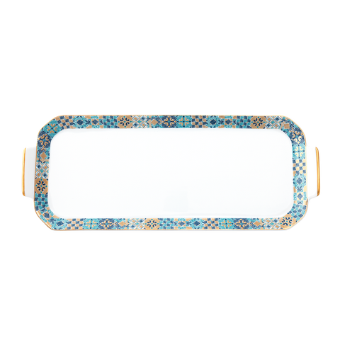 Portofino rectangular cake platter