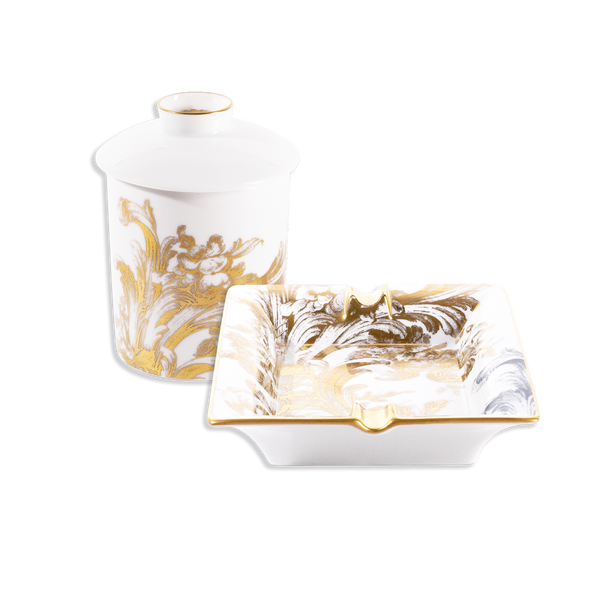 Stanislas Set Of Scented Candle And Tray