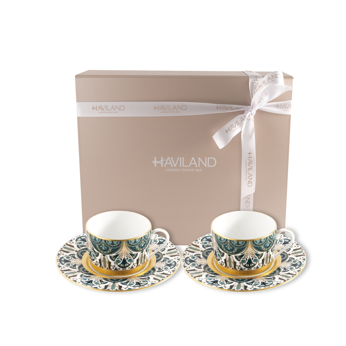 Set of 2 teacups and saucers - Rêves du Nil