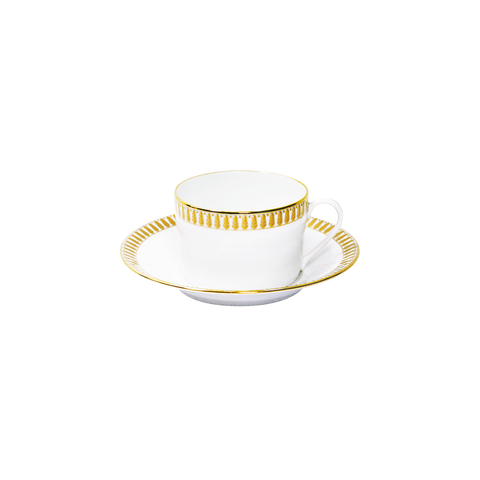 Plumes Teacup And Saucer