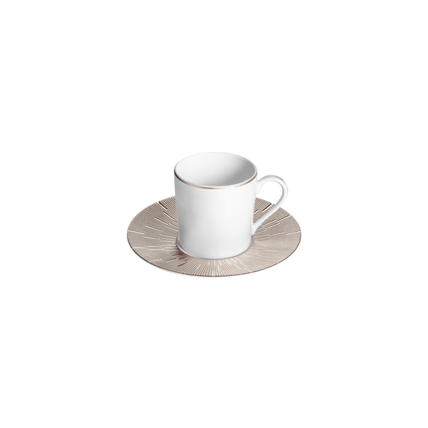Infini Prestige Set Of 4 Coffee Cups Saucers