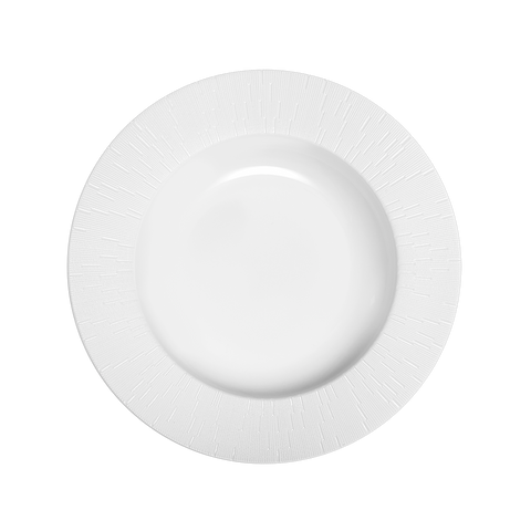Infini White Rim Soup Plate
