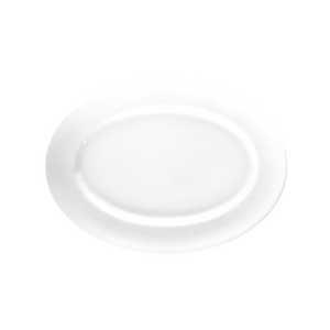 Infini White Small Oval Dish