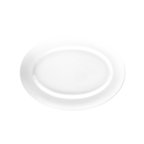 Infini White Small Oval Dish
