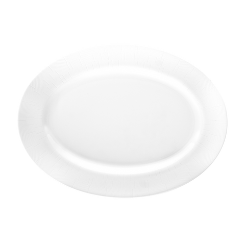 Infini White Large Oval Dish