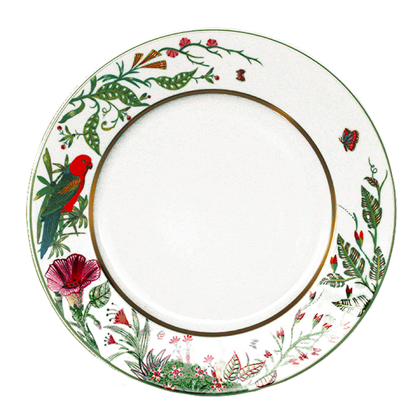 Alain Thomas Red Parrot Large Dinner Plate