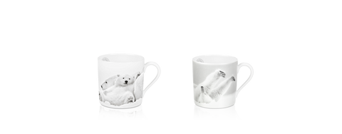 Kyriakos Kaziras Arctic Emotion Set Of 2 Mini Mugs