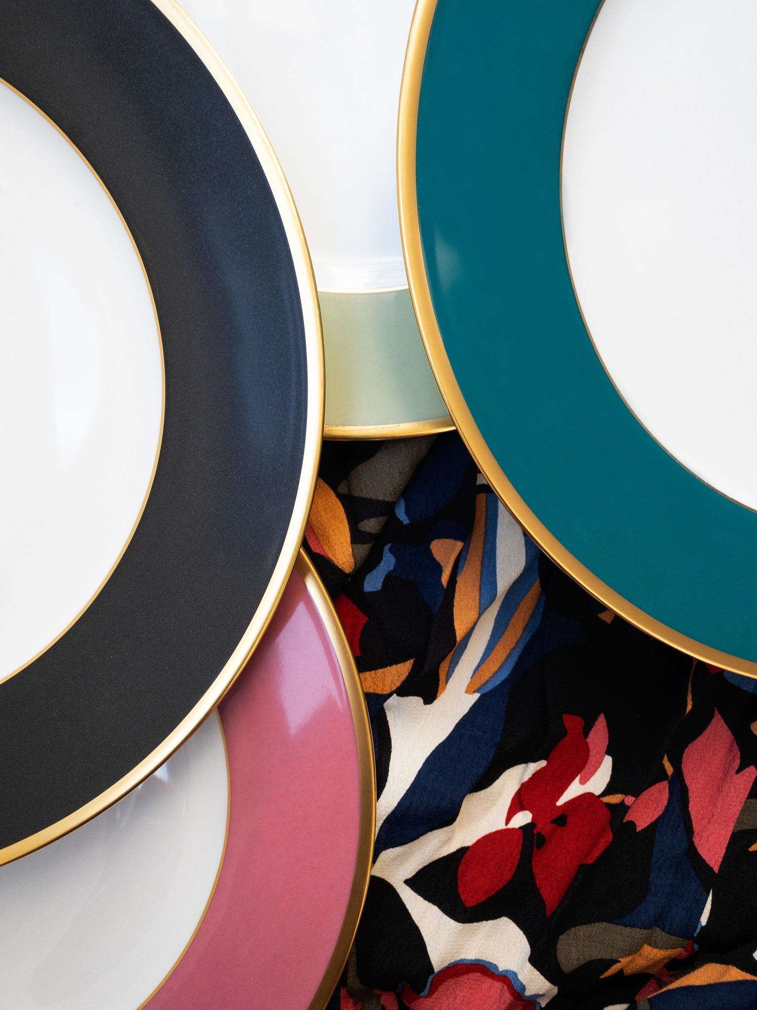 Les Présentations Mica Black Gold service plate - Thumbnail 2