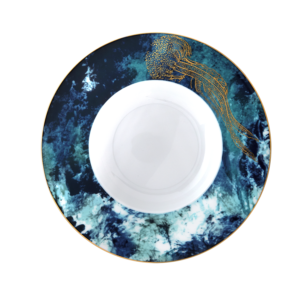Océan Bleu Large Pasta Plate