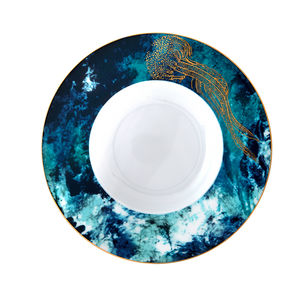 Océan Bleu Large Pasta Plate