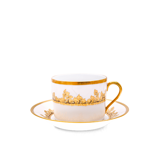 Feuille D'Or Teacup And Saucer