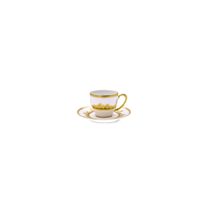 Feuille D'Or Coffee Cup And Saucer
