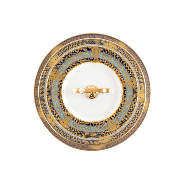 3 Tier cake plate - Sky blue gold Salon Murat